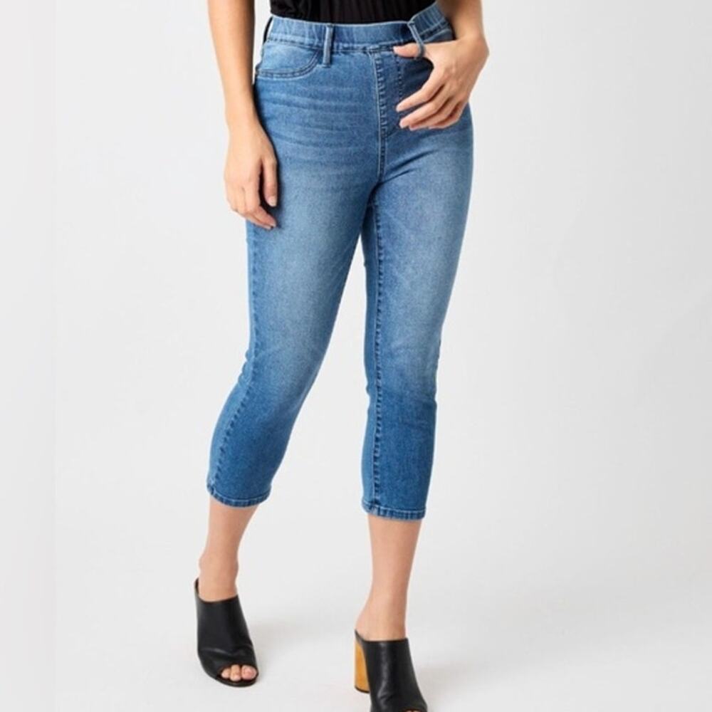 Judy Blue Skinny fit capri size 5/27 jeans stretchy pull-on high waisted cropped
